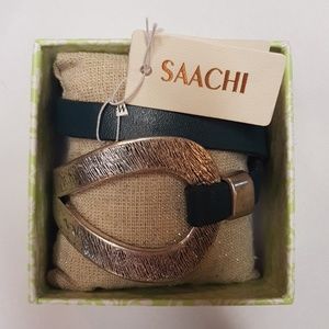 Saatchi silver cuff bracelet